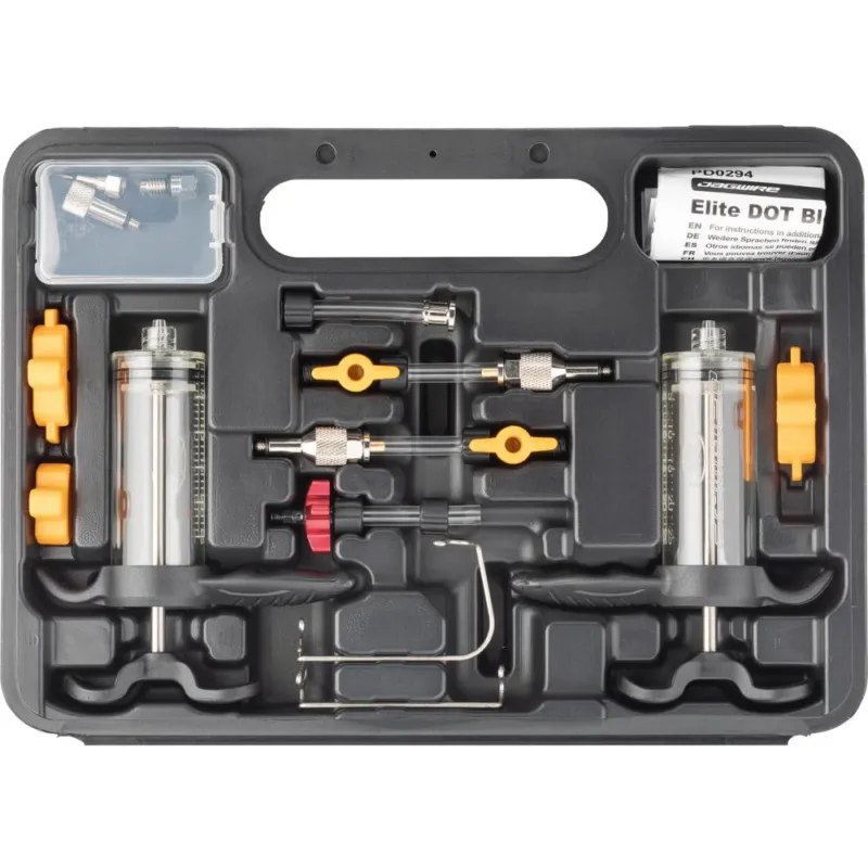 Jagwire Entlüftungskit Elite Bleed DOT Größe Universal - präzises Entlüften hydraulischer Bremsen Angebot