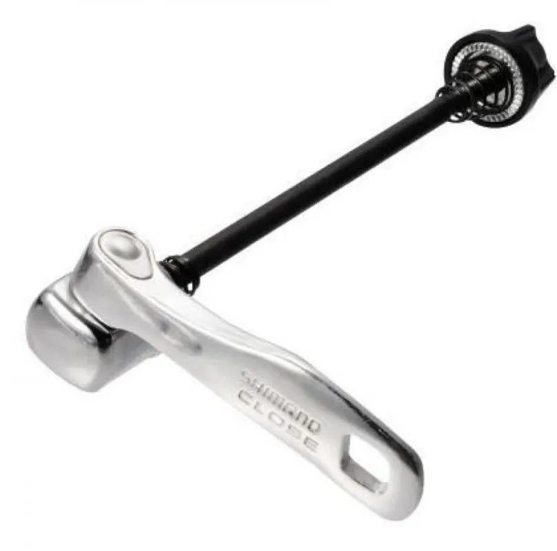 Markenprodukt SHIMANO Schnellspanner 133 mm WH-R500 - zuverlässige Fixierung für Rennrad-Laufräder