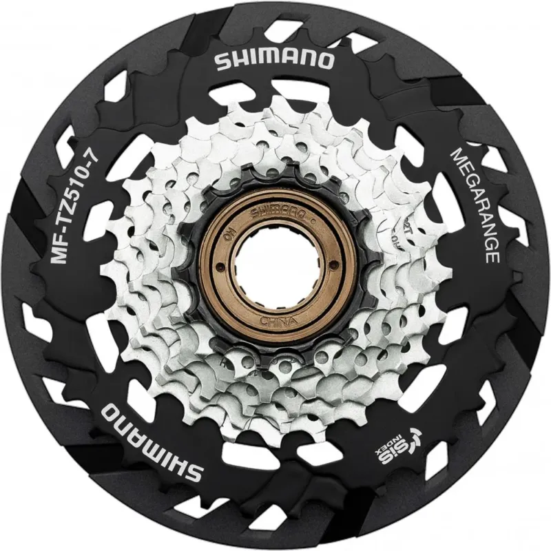 Kostenloser Rückversand SHIMANO Schraubkranz TZ510 7-fach Schraubkranz - 7-fach, 14-34 Zähne, 34 Zähne