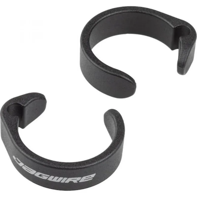 Jagwire Clip Ringe Ø 4-5 mm Schwarz - saubere Kabelführung am Lenker Billig
