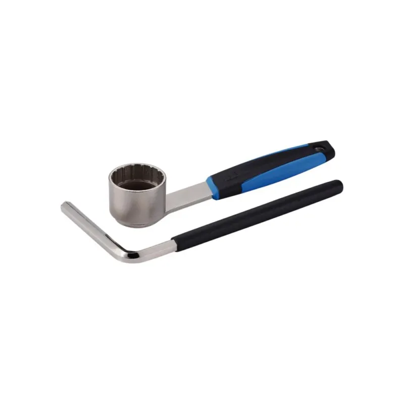 BBB Cycling BBB Innerlagerschlüssel UltraGrip schwarz/blau One Size schwarz - präziser Tretlager-Werkzeugsatz Aktuell