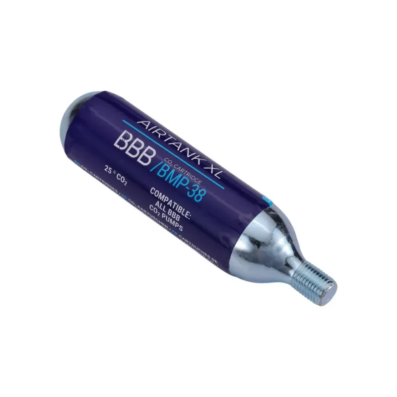 BBB Cycling BBB Cartidge Co2 Airtanks XL blau - schnelle CO2-Nachfüllkartusche Markenprodukt