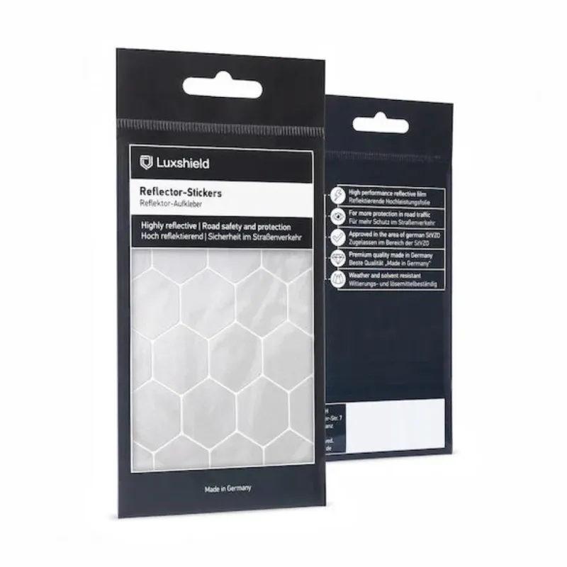 Jetzt Kaufen Luxshield Reflektor-Sticker Hexagon S Silber - mehr Sichtbarkeit in moderner Ausführung