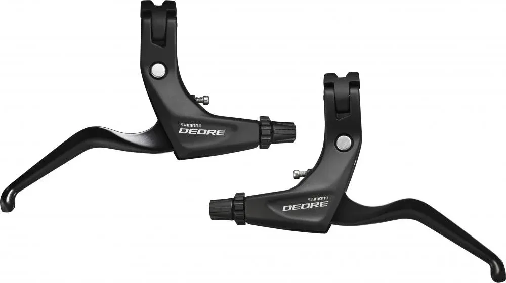 SHIMANO Bremshebel DEORE BL-T611 Bremshebel Paar Schwarz inkl. Zug und Hülle Direkt Vom Hersteller