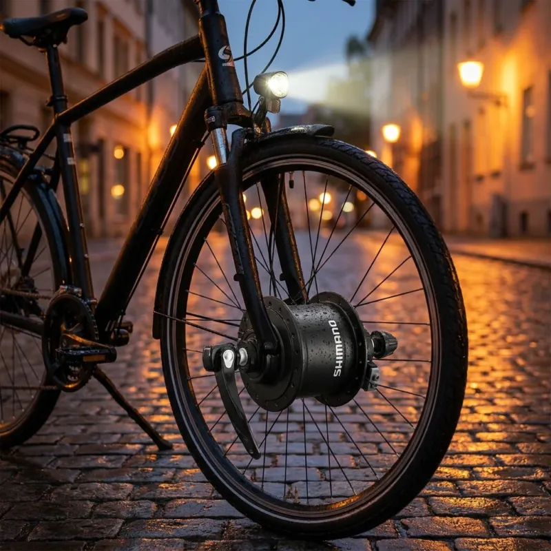 Preisknaller SHIMANO Nabendynamo ALIVIO DH-T4000-1N 6 Volt 1,5 Watt für Felgenbremse - Nabendynamo für Trekkingräder
