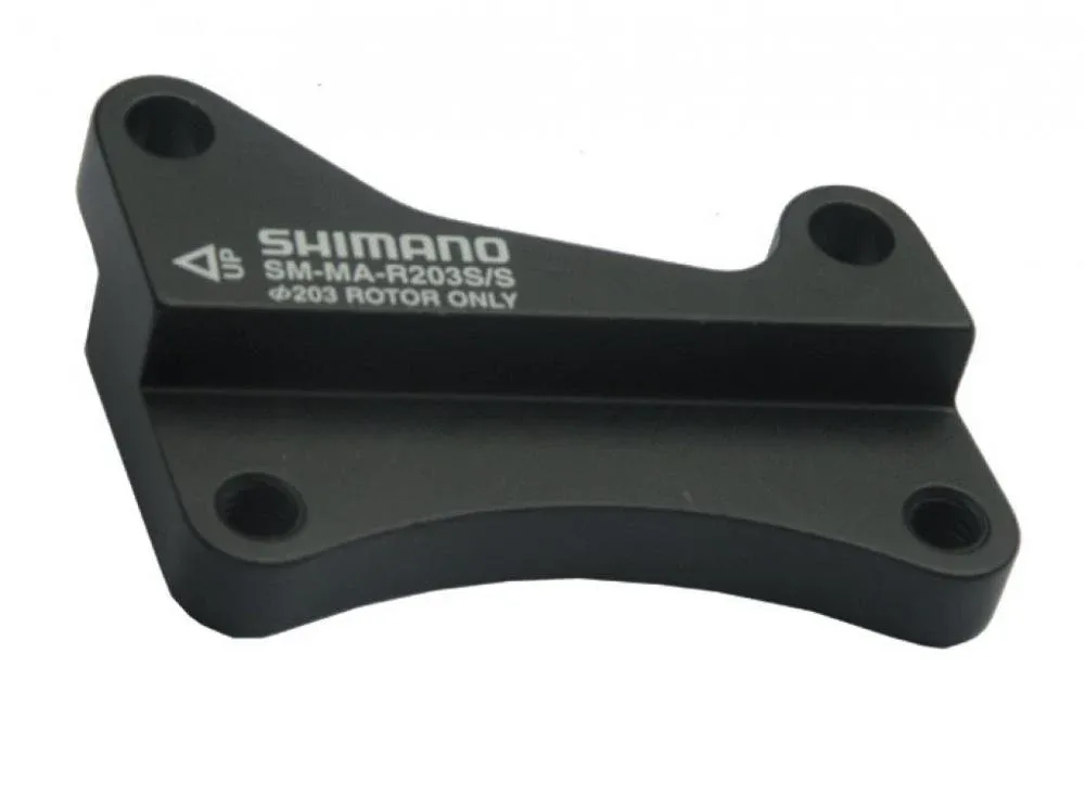Ausverkauf SHIMANO Scheibenbremsadapter Hinten IS IS 203 mm Scheibenbremsadapter - für 203 mm Bremsscheiben