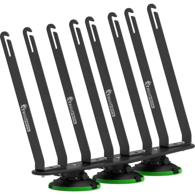 Kracherpreis TreeFrog Laufradhalter L4 535 x 150 mm Schwarz - sicherer Transport von bis zu 4 Laufrädern