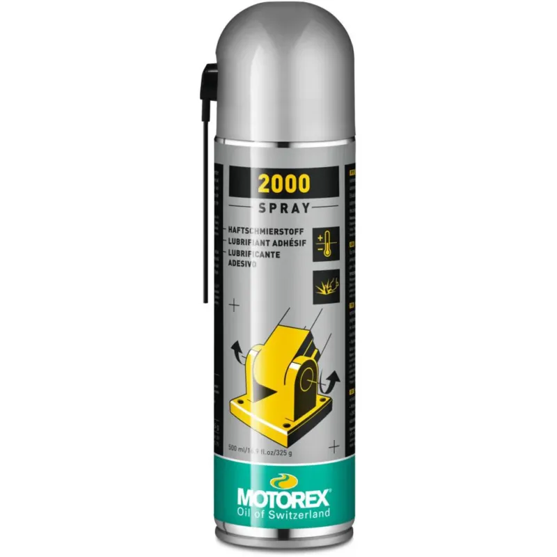 Schnäppchen HAFTSCHMIERSTOFF MOTOREX SPRAY 2000 VE1 26 - vollsynthetischer Hochdruck-Haftschmierstoff