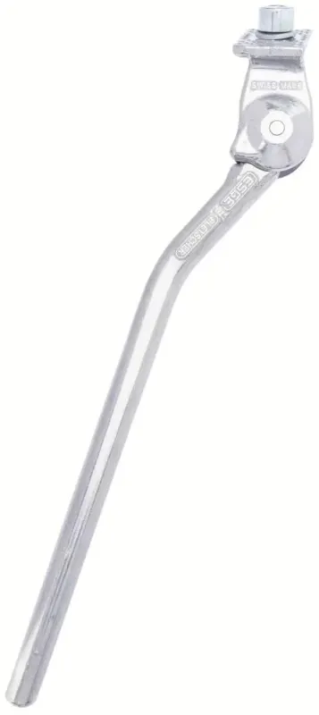 Meistverkauft Pletscher Seitenständer ESGE 245 mm - stabiler Aluminium-Ständer für 26 Zoll Fahrräder, Erstmontage-Ausführung mit Ständerplattenbefestigung, inklusive M10x20 Innensechskantschraube und Federring, poliert, silber