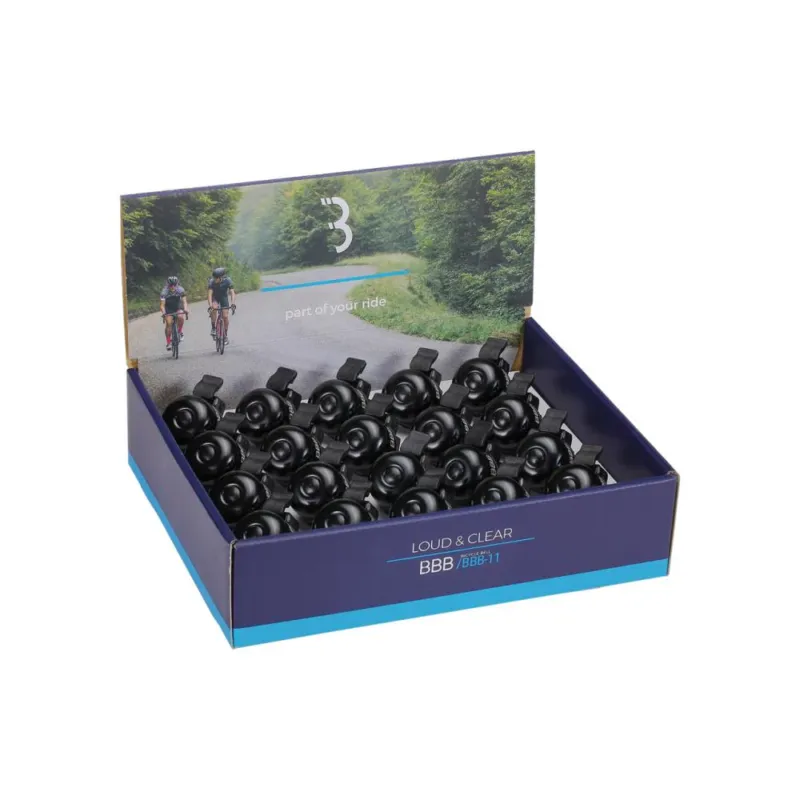 Angebot BBB Cycling BBB Klingel Loud&Clear 31 schwarz - laute, klare Fahrradklingel für 31,8 mm Lenker