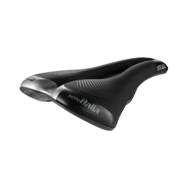Selle Italia S5 Superflow L3 - Komfort-Sattel mit großer Aussparung, Soft-Foam Polsterung, City/Trekking, 255×160 mm Schnäppchen