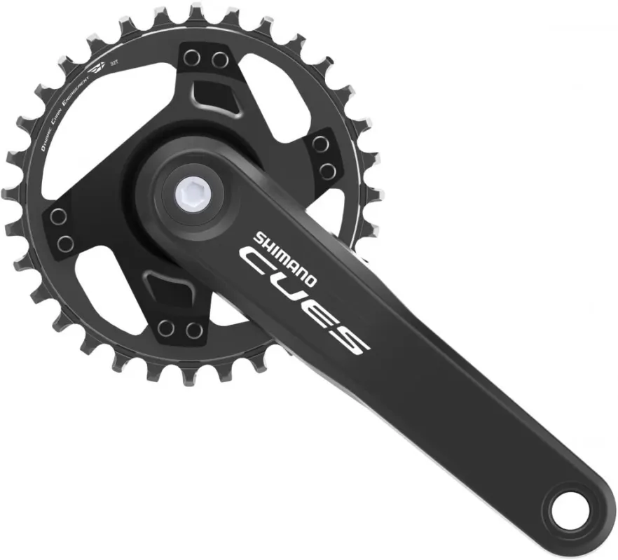 Must-Have SHIMANO Kurbelgarnitur CUES FC-U4000 170 mm 32Z - robuste Allround-Kurbel für 9-/10-/11-fach Antriebe