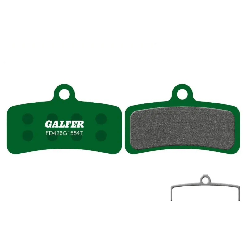 Nur Heute Galfer Pro Discbeläge Shimano Saint/ZEE grün - High-End-Bremsbeläge für 4-Kolben-Bremsen