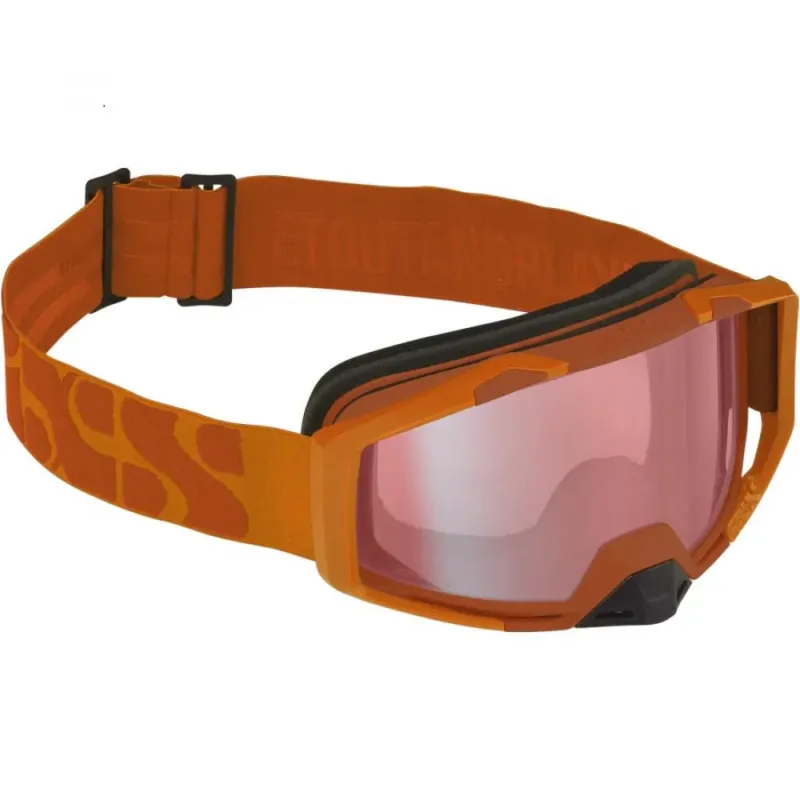 Sonderangebot IXS Sports Division iXS Trigger Goggle Mirror unis Burnt Orange/Mirror Soft Pink - maximaler Trail-Blick