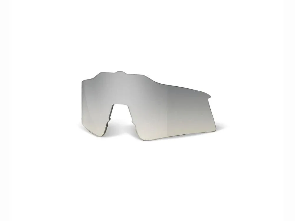 Must-Have 100% Speedcraft XS Mirror Replacement Lens unis low-light yellow silver - optimales Sichtfeld bei wenig Licht