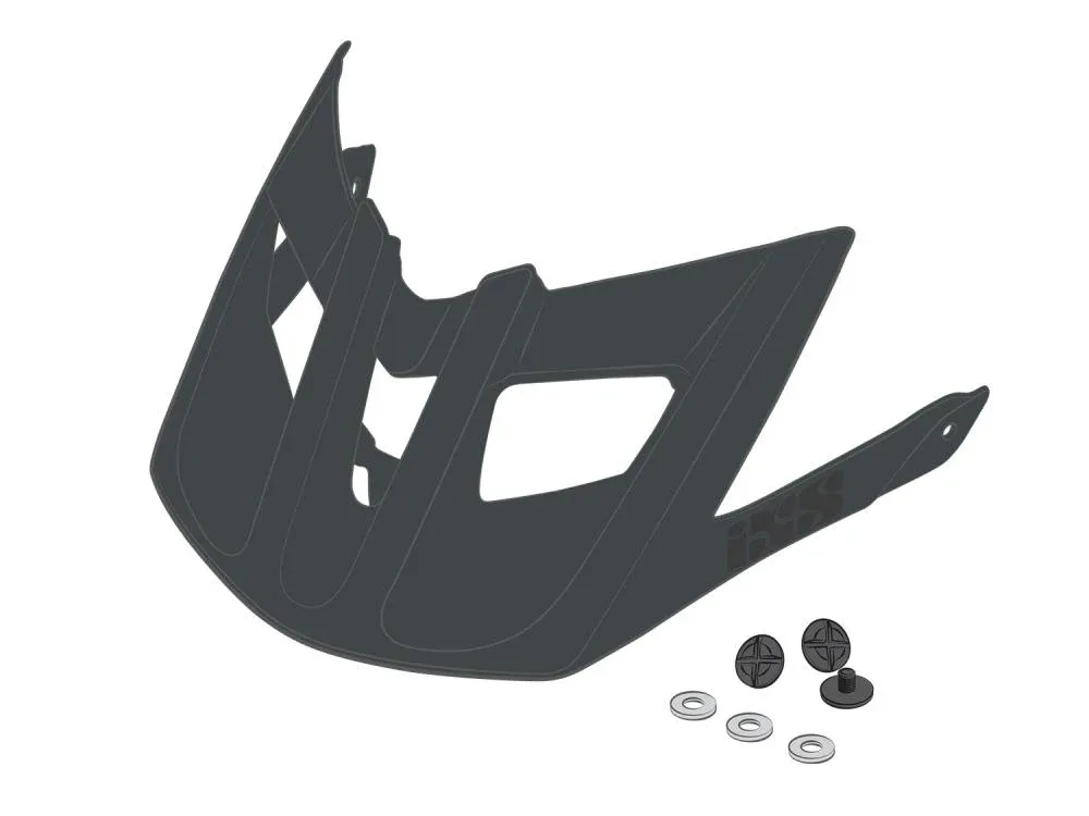 IXS Sports Division iXS Visor + Pins Trail EVO SM-XLW unis graphite - Ersatzvisier für Trail-Helme Rabatt