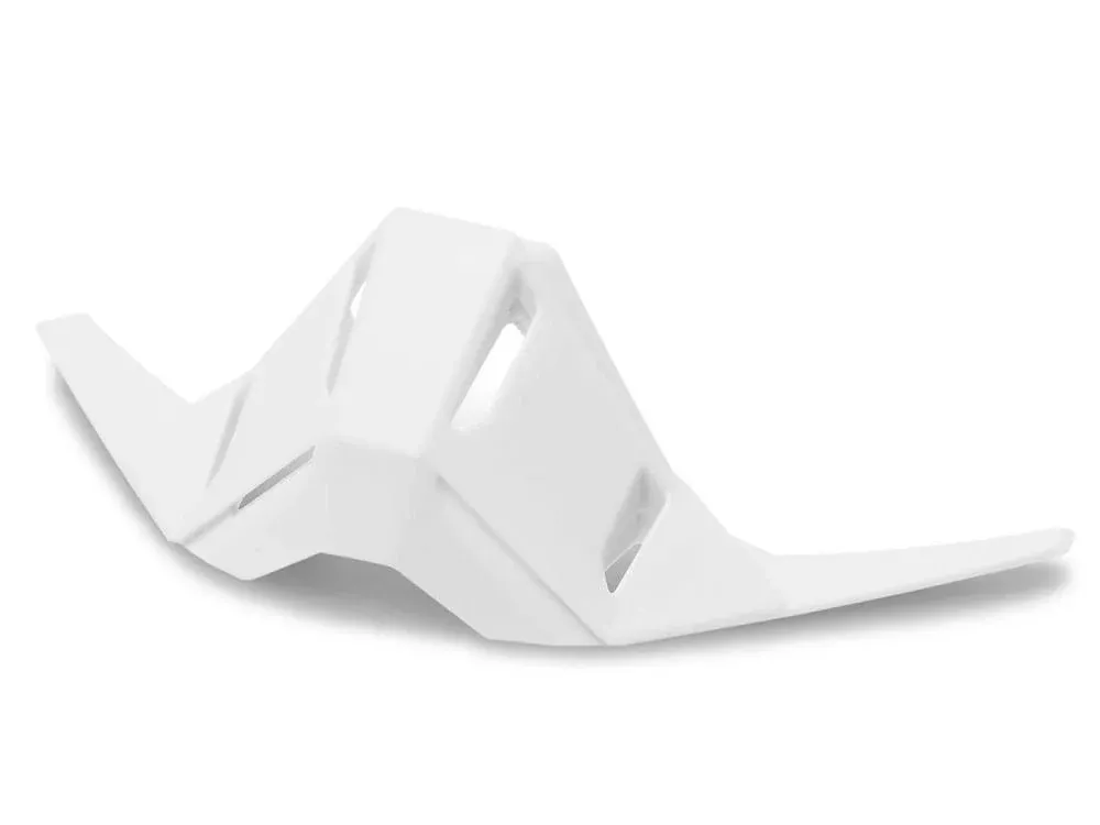 Geprüft 100% Racecraft nose guard 3rd Gen. unis white - stabiler Nasenschutz für Racecraft Goggles