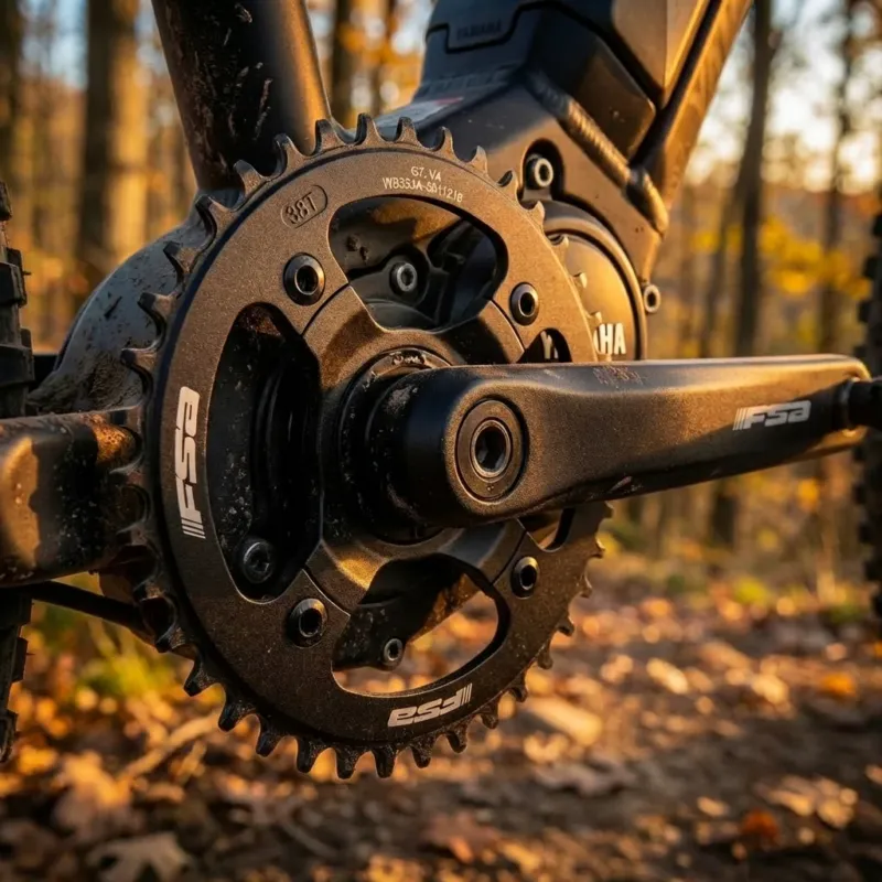 FSA E-Bike Kettenblatt 38 Zähne für Yamaha Antrieb, 104 mm Lochkreis, kompatibel mit 1x11/12-fach Schaltungen, passend für Haibike Sduro Modelle ab 2016 Garantierte Lieferung