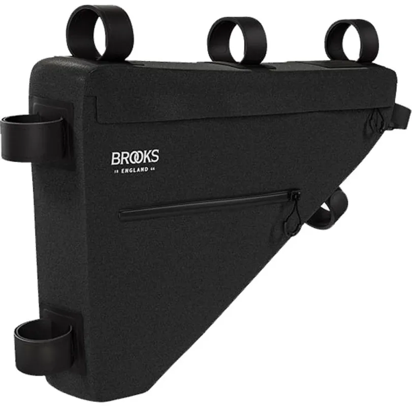 Aktuell BROOKS Scape Full Frame Bag Black - wasserdichte Rahmentasche 5,5 Liter aus 600D Polyester mit Hypalon-Details - 390 g leicht, 480x60x290 mm