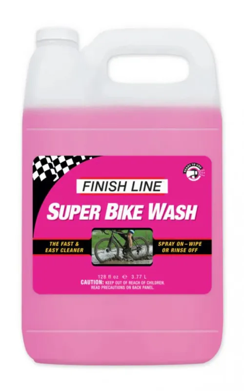 Finish Line Bike Wash Konzentrat 3,78 Liter Fahrradreiniger, ergibt ca. 32 Liter Reinigungslösung, kraftvoll gegen Schmutz, lack- und gummischonend Super-Preis