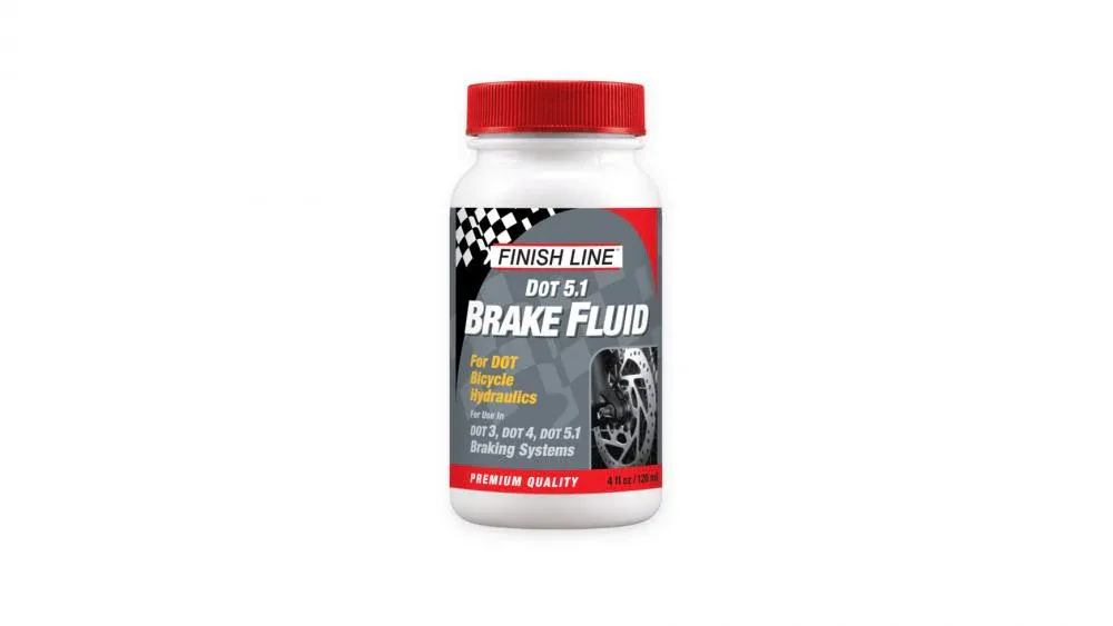 Aktuell Finish Line Bremsflüssigkeit DOT 5 120ml - silikonbasisch, hohe Siedetemperatur, lackschonend, korrosionsbeständig