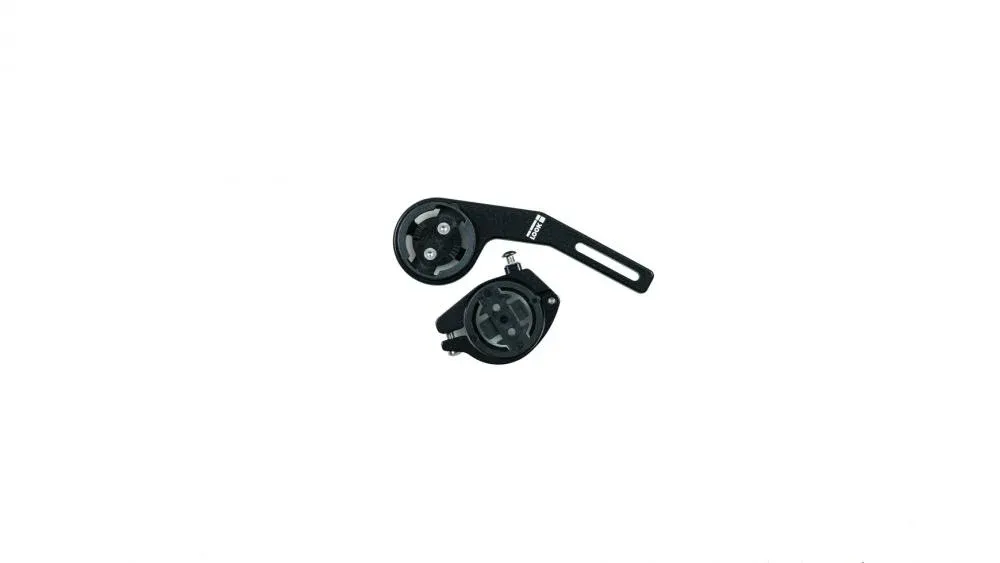 Top-Seller Look ADH2 Computer Mount Fahrrad Computerhalterung für Aero-Lenker, leichte Montage, kompatibel mit gängigen Radcomputern, schwarz