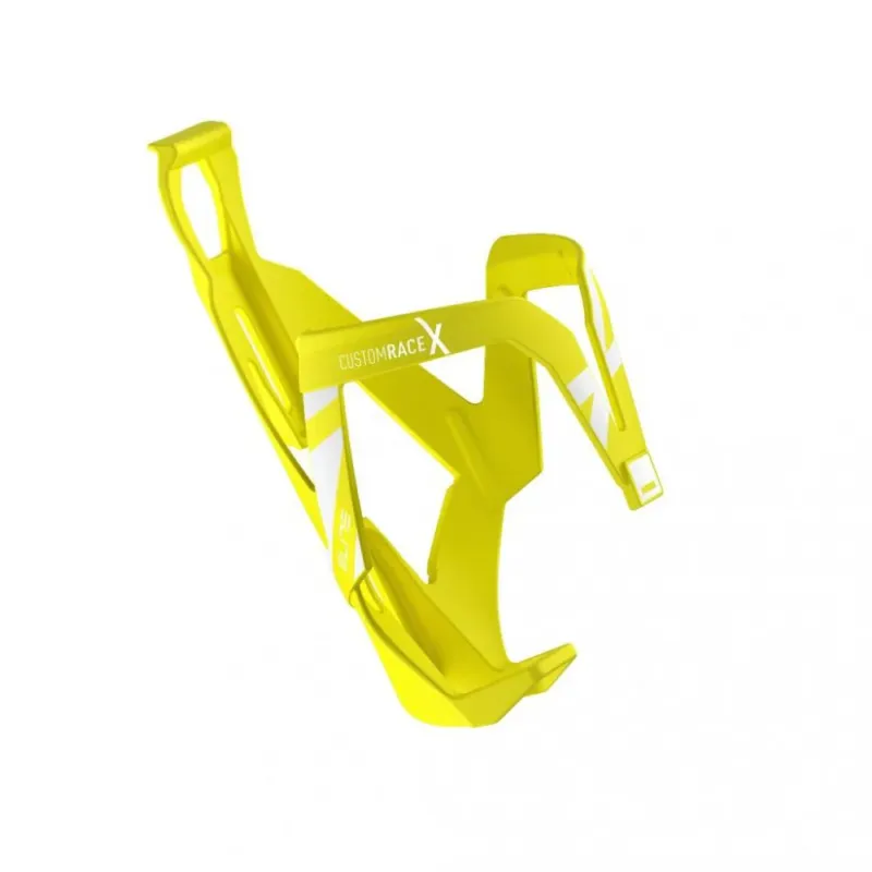 ELITE Custom Race X Flaschenhalter Gelb Fluo Soft Touch - Leicht & vibrationssicher Highlight