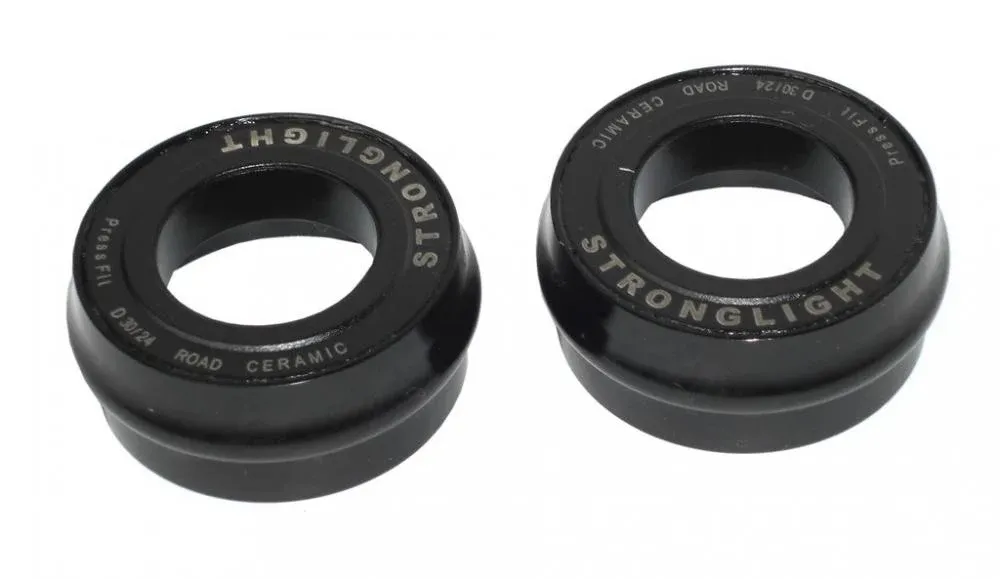 Stronglight BB 30/24 Pressfit Innenlager Schwarz - 90g Lagerschalen Beliebt