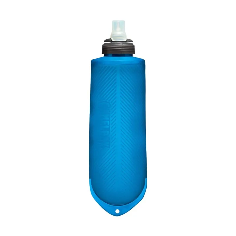 CamelBak Quick Stow Flask 620 ml - faltbare Soft-Flasche, Big-Bite-Ventil, Hydroguard antibakteriell, spülmaschinenfest, BPA-frei, Blue Preiswert