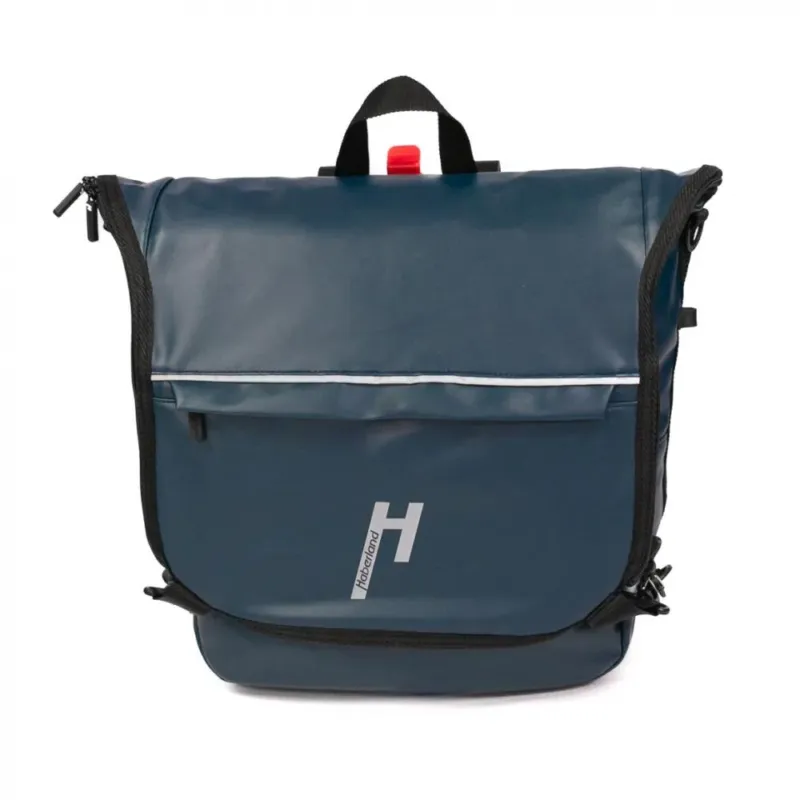 Haberland Bike-Rucksack Sporty blau/reflex - vielseitiger Fahrradrucksack mit Regenschutz Sonderangebot