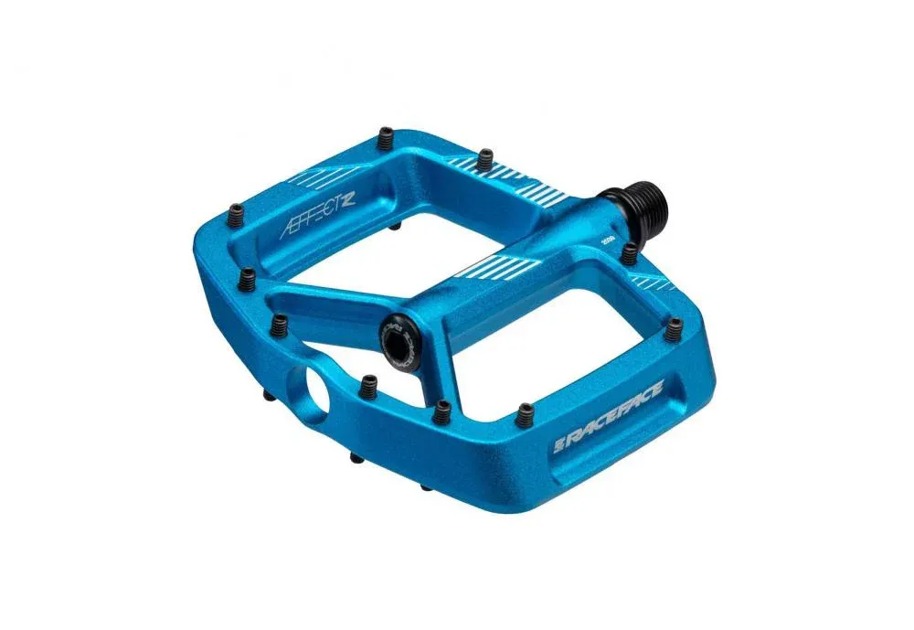 Schneller Versand Race Face Aeffect R Plattform-Pedal, blue - robustes Flatpedal für Trail und Enduro