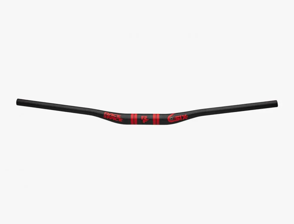 Race Face SixC Carbon Riser Lenker, 35.0, 820x20mm, rot/schwarz - maximaler Kontrolle und Steifigkeit Begrenztes Angebot