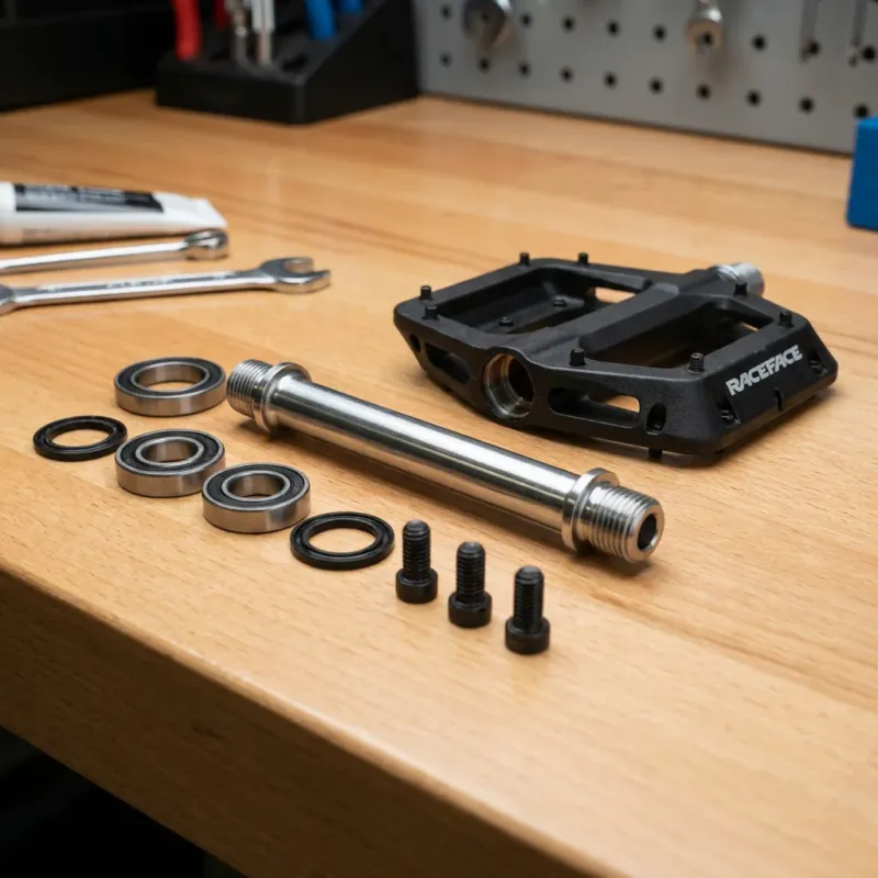 Letzte Chance Race Face Pedal Axle Kit, Chester, links/rechts - Ersatz-Achssatz für Chester-Pedale