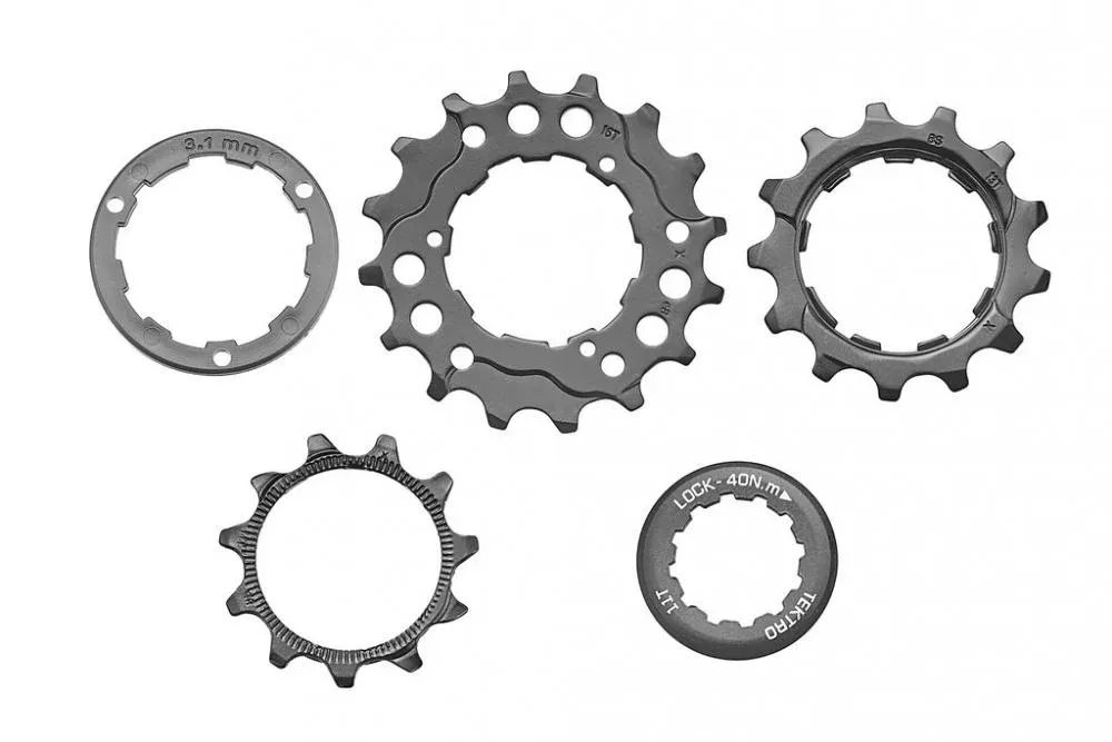 TEKTRO Ersatzritzel ED9-Kassette 11-13-16 T Schwarz - langlebiges E-Bike Antriebsupgrade Gratis Versand