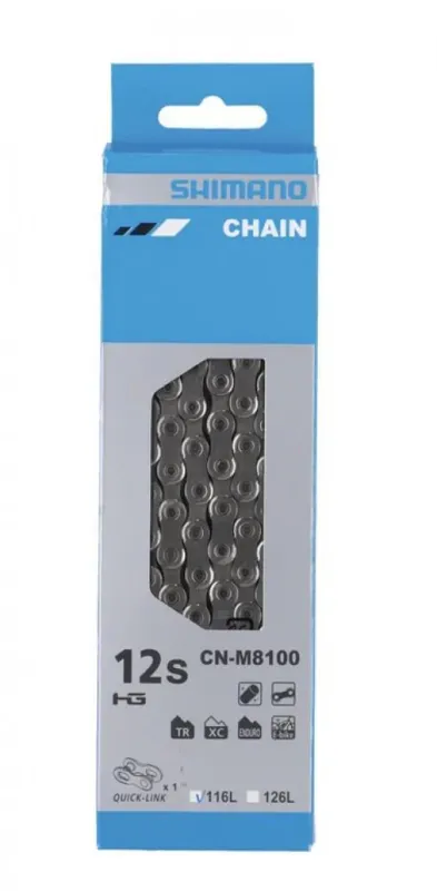 SHIMANO Kette DEORE XT CN-M8100 12-fach Kette - 116 Glieder für 12-fach Antriebe Knallerangebot