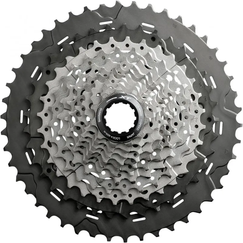 SHIMANO Kassette DEORE XT CS-M8000 11-fach 11-46Z Kassette - 11-fach Abstufung für MTB-Antriebe Sichere Zahlung
