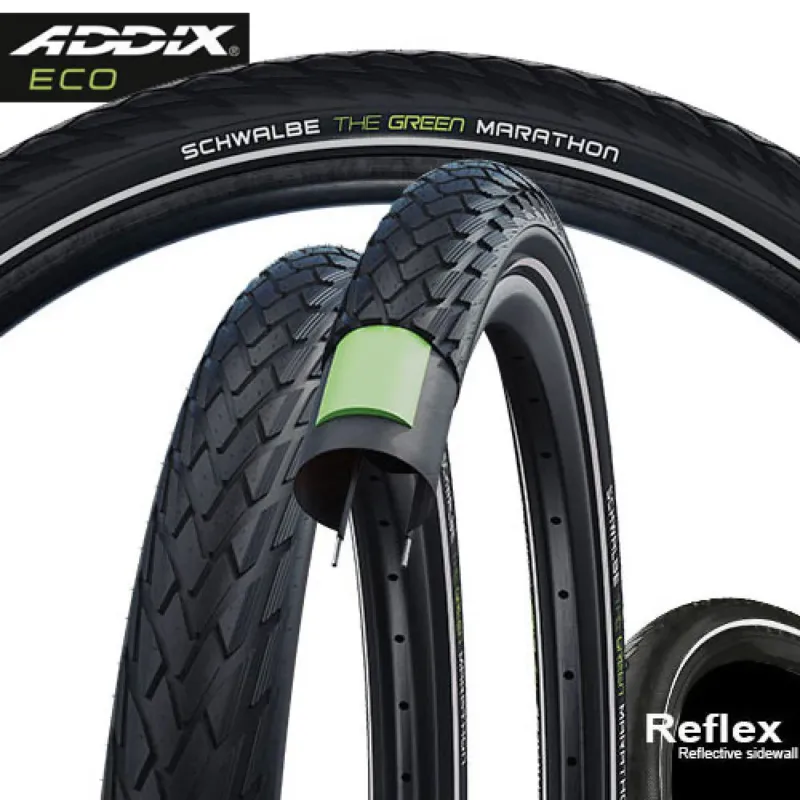 Schwalbe Drahtreifen MARATHON Performance Line GreenGuard 26x1,6 Zoll (40-559) Schwarz - pannensicherer Allround-Reifen Direkt Vom Hersteller