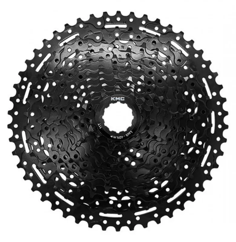 KMC REACT Kassette 11-fach 11-50Z Schwarz - Zuverlässige Schaltperformance für E-Bikes Preis Gesenkt