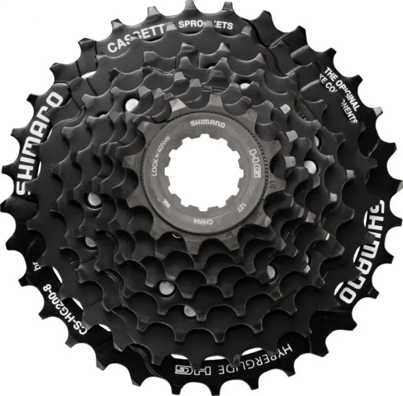 Shimano CS-HG200 8-fach Kassette 12-32 Zähne schwarz - Zuverlässige Schaltperformance Saisonangebot