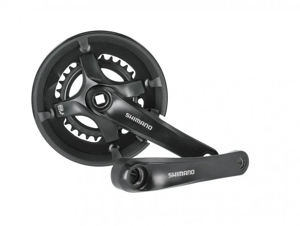 SHIMANO FC-TY501 Kurbelgarnitur 175mm 46/30 Zähne - 7/8-fach Trekking Kurbel Begrenztes Angebot