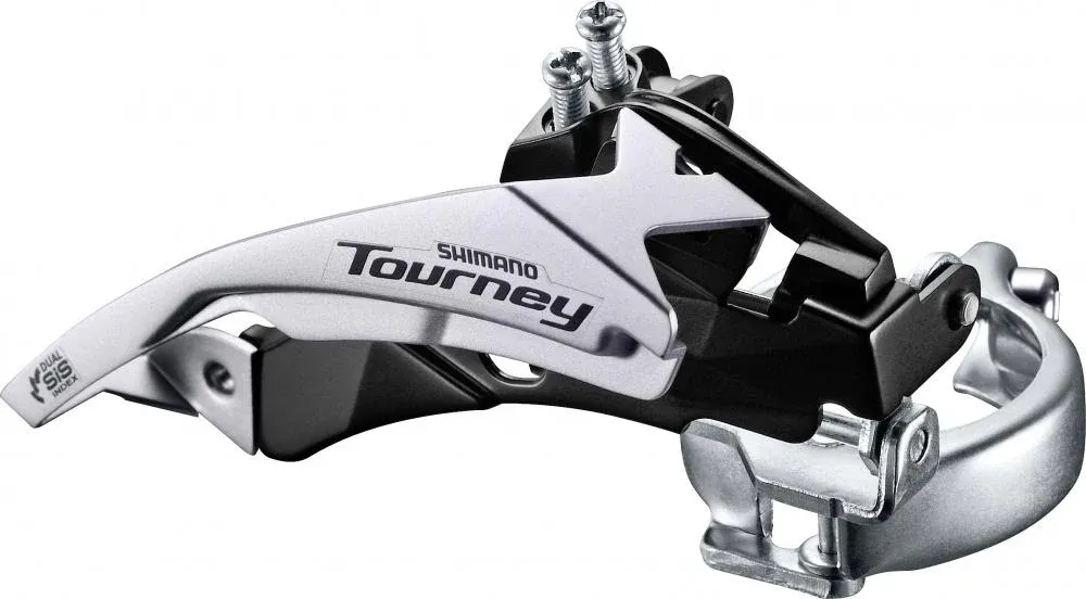 SHIMANO Umwerfer TOURNEY FD-TY500 3-fach MTB/Trekking - zuverlässige Schaltperformance für Einsteiger Meistverkauft