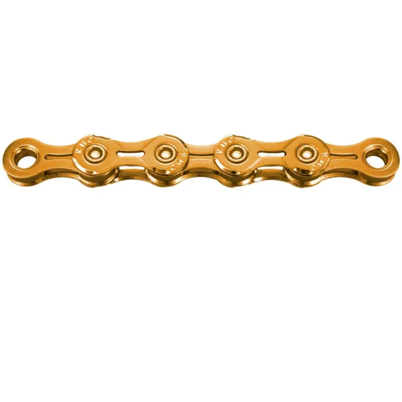 KMC X11EL Ti-N Fahrradkette 11-fach, 118 Glieder, 256g, Gold - Titan-Nitrid Beschichtung Super-Preis