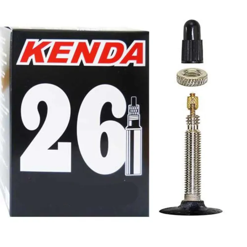 KENDA Fahrradschlauch 26x1,75-2,125", SV-Ventil 32 mm, passend für MTB, aus Spezial-Butyl, robust, pannensicher, ideal für Gelände und Alltag Markenprodukt
