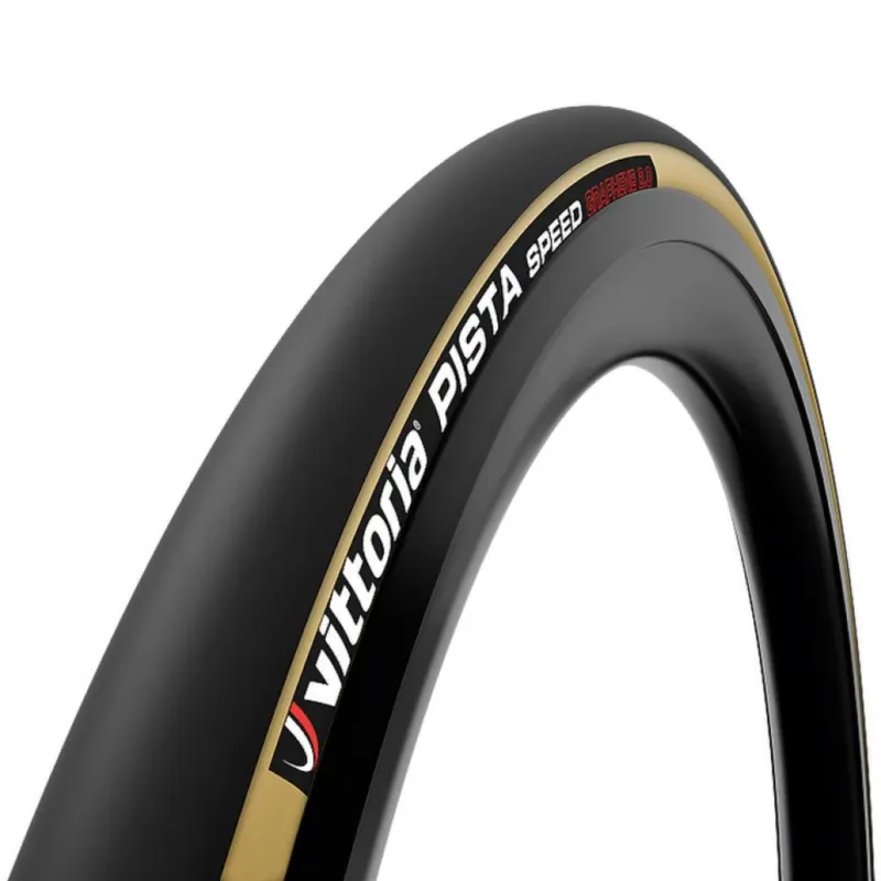 Rabatt Vittoria Pista Speed 23-28'' tubular 23 tan/black - Bahnreifen für maximale Geschwindigkeit