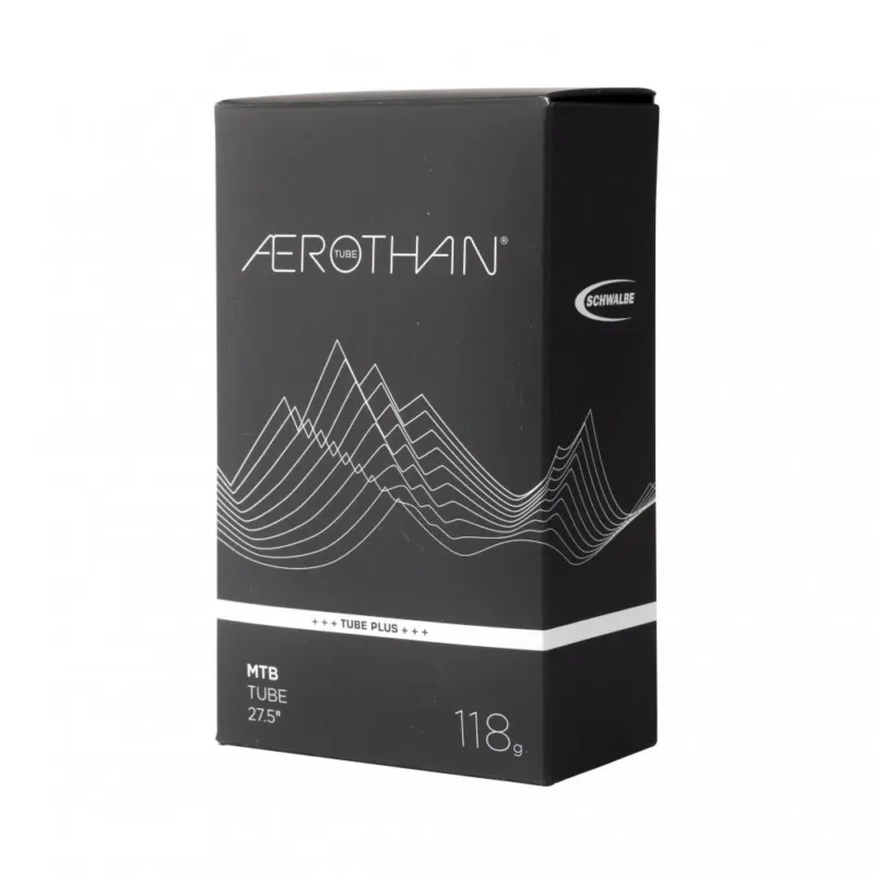 Schwalbe Schlauch AEROTHAN AV21E+ 54/62-584 40mm 54 ROT - extrem leicht & pannensicher - Fahrradschlauch Nur Für Kurze Zeit