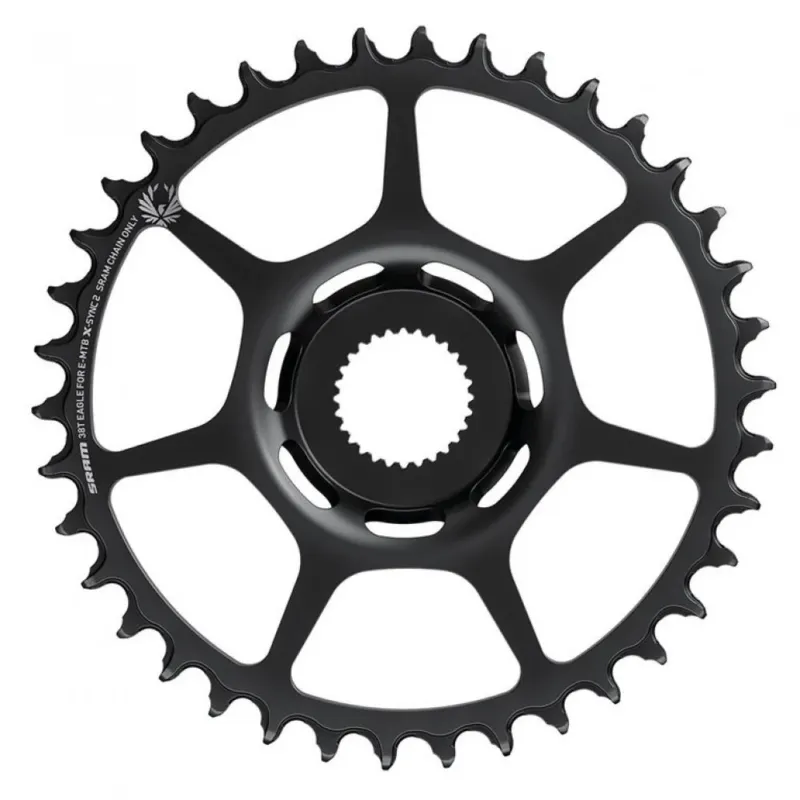 SRAM Kettenblatt X-Sync Kettenblatt E-MTB 2 Eagle 38T - Direct Mount für Bosch Gen.4 schwarz Super-Preis
