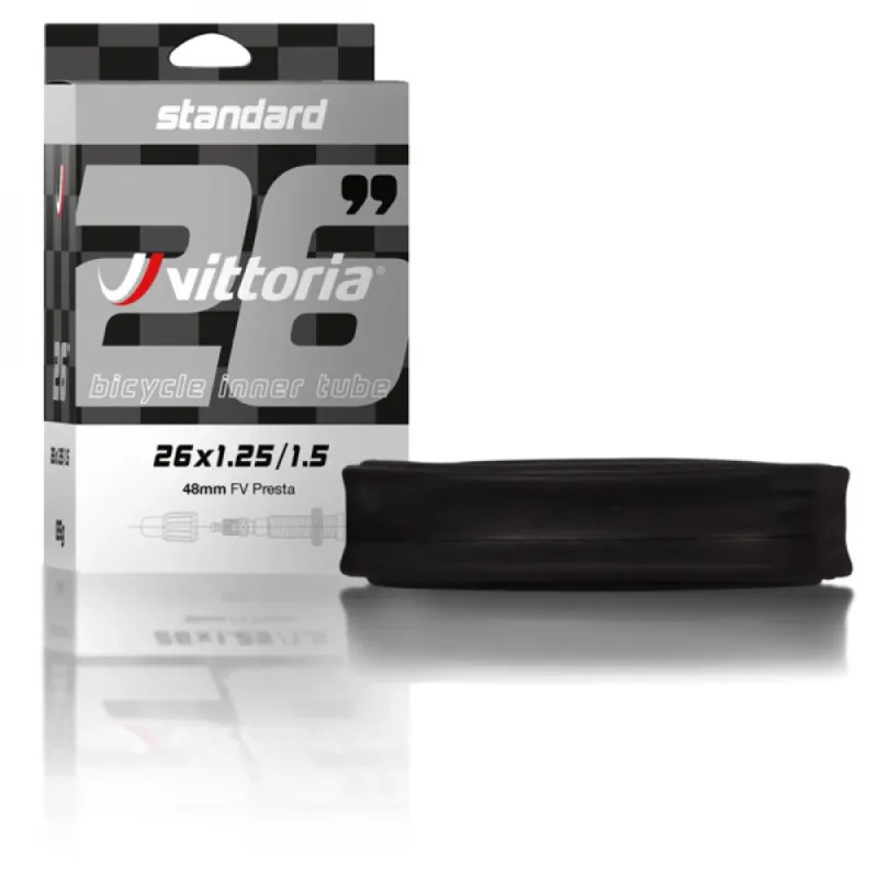 Solange Der Vorrat Reicht Vittoria Schlauch Standard 26x1.95/2.50 SV Presta 95 - zuverlässiger MTB-Fahrradschlauch