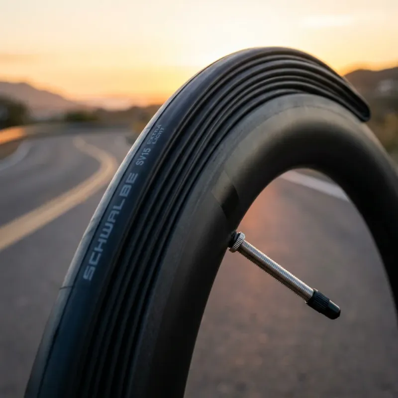Schwalbe Schlauch SV15 Extra Light 23/28-622 80mm - Leichter Rennradschlauch mit Sclaverandventil - Fahrradschlauch Angebot