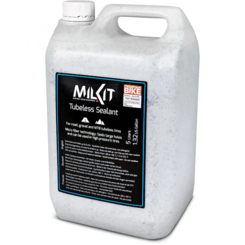 milKit Dichtmilch Tubeless Sealant 5000 ml - hochwertige Tubeless-Dichtmilch für Road & MTB Jetzt Kaufen