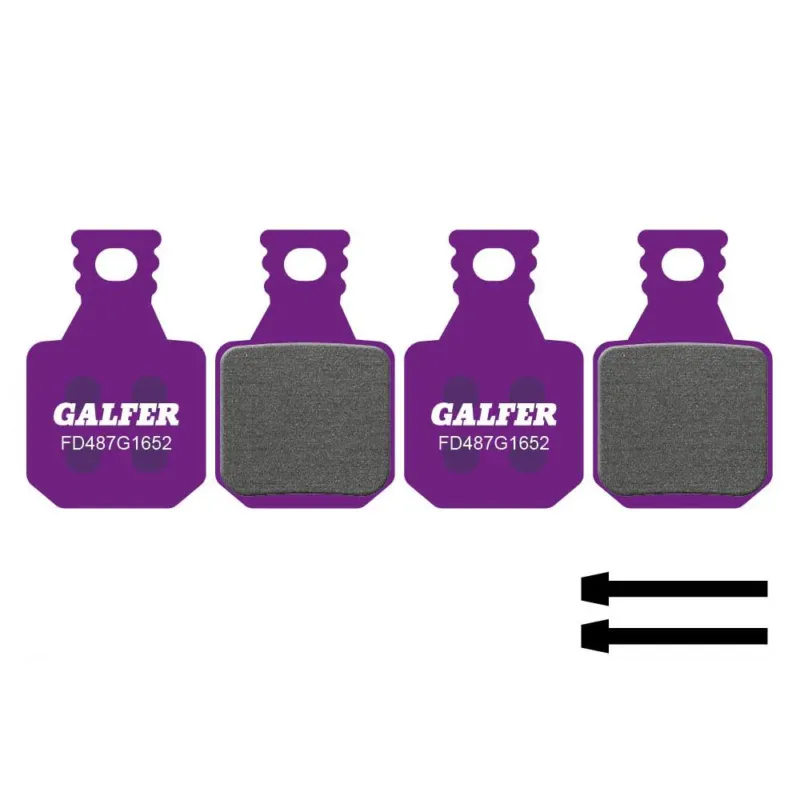 Galfer Bremsbeläge E-Bike Magura MT5/MT7 - Violett, semi-metallisch, hohe Bremskraft Kostenloser Rückversand